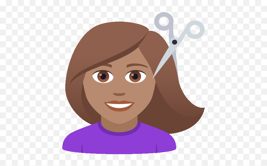 Haircut Joypixels Gif - Haircut Joypixels Cuttinghair Discover U0026 Share Gifs Lady Raising One Hand Up Emoji,Mullet Emoji