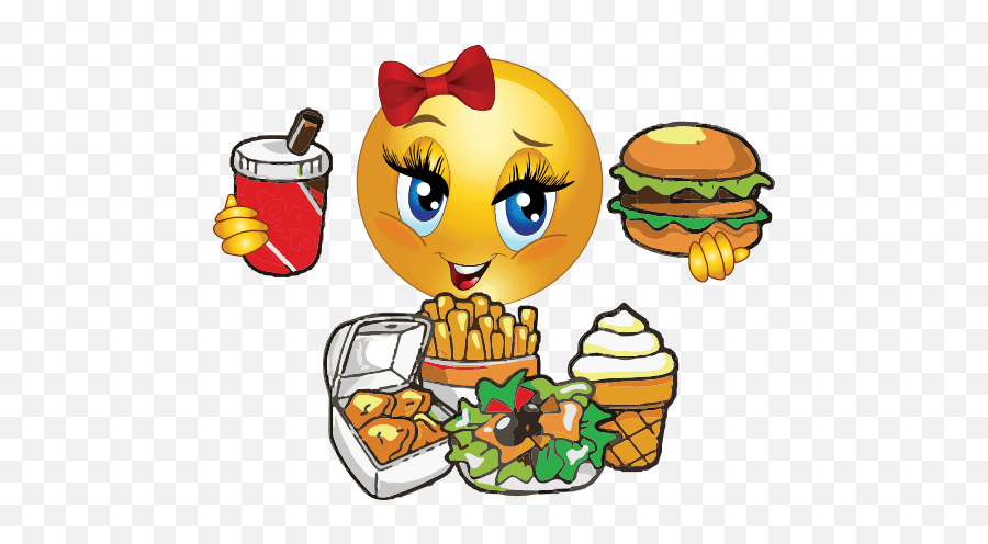 Emoticon Food - Clip Art Library Food Smiley Emoji,Food Emoticon