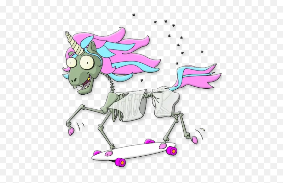 Zombie Unicorn Stickers For Whatsapp - Mythical Creature Emoji,Zombie Emojis For Android