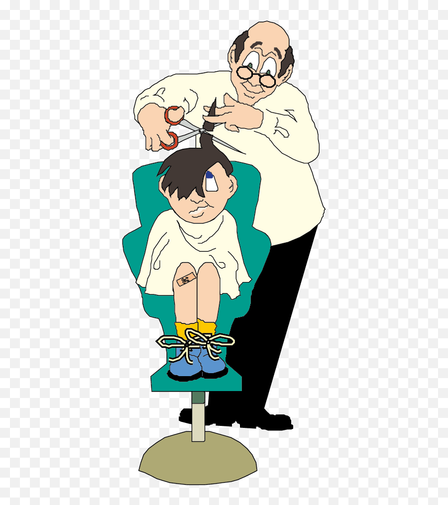 Haircut Clipart Baber - Haircut Cartoon Emoji,Emoji Haircut