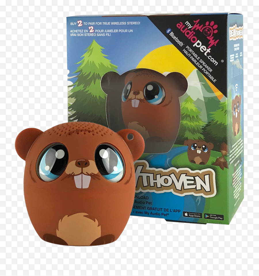 Beaver Animal Bluetooth Speaker - Animal Bluetooth Speaker Canadq Emoji,Beaver Emoticon