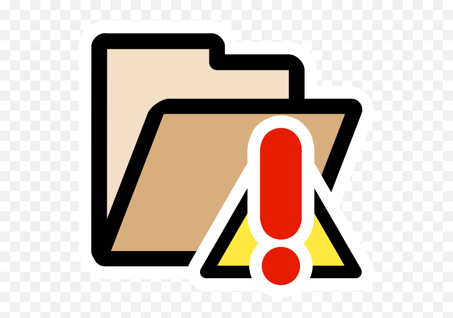 Primary Folder Important - Png Free Folder Open Icon Emoji,Computer Emoticons