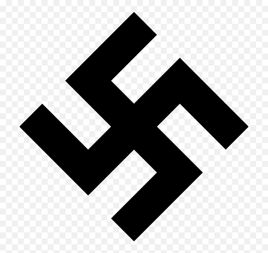 Swastika Nazi - Nazi Symbol Emoji,Turned On Emoji