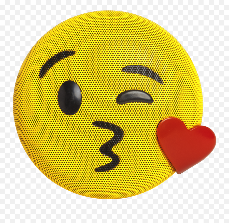 Jamoji Kiss Wireless Bluetooth Speaker - Jamoji Bluetooth Speaker Emoji,Emoticon Kiss