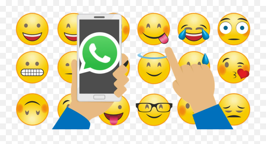 Responder En Whatsapp - Positive Emojis,Teclado Con Emojis De Iphone
