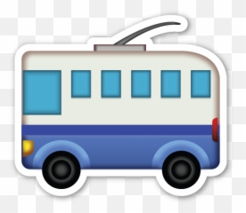 Trolleybus - Ambulance Emoji Png,Blue Car Emoji