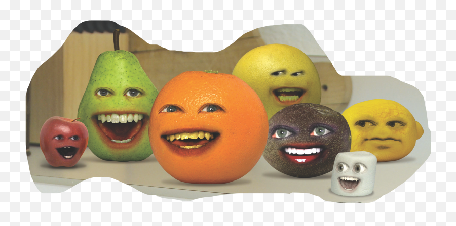 Annoyingorange Orange Pear Passionfruit - All The Characters From Annoying Orange Emoji,Passion Fruit Emoji