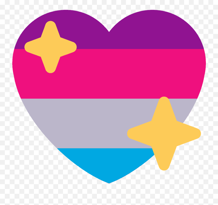 Twitter Sparkling Heart Emoji,Lesbian Emoji