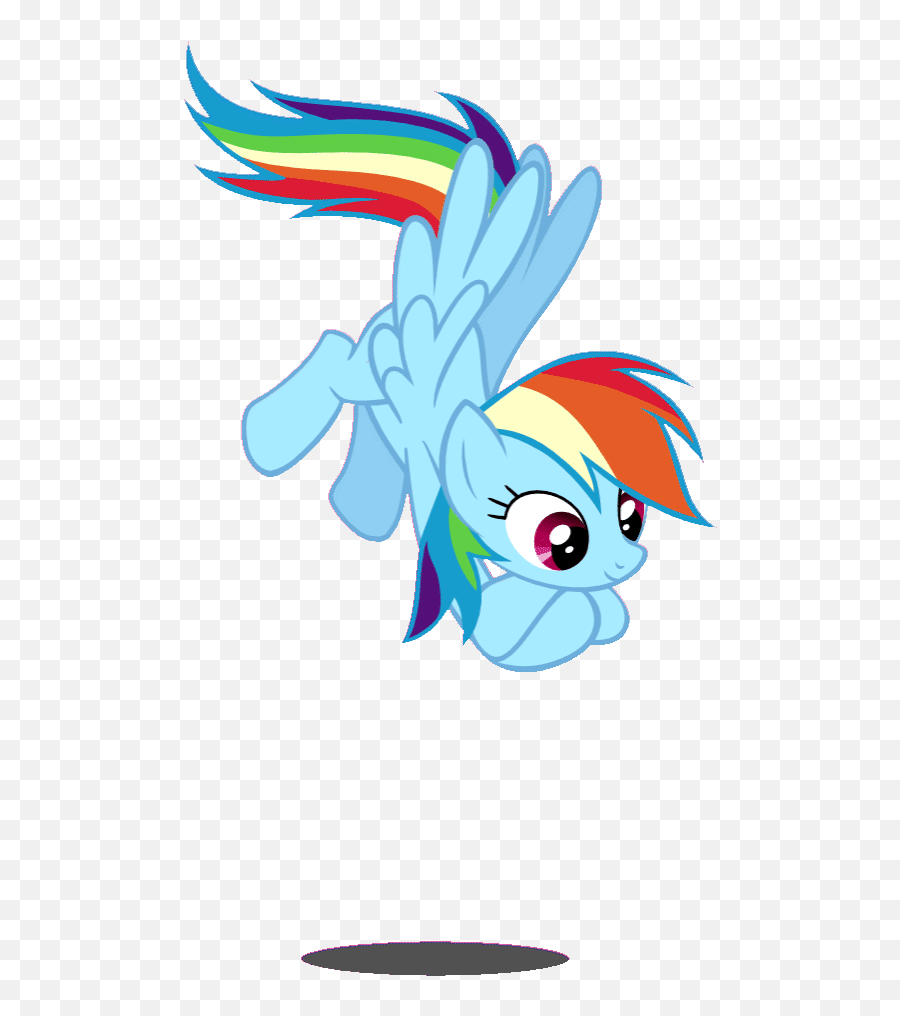Top Flying Clothes Stickers For Android - My Little Pony Rainbow Dash Gif Emoji,Broomstick Emoji