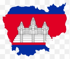 Flag Map Of Cambodia - Cambodia Flag Map Emoji,Khmer Flag Emoji