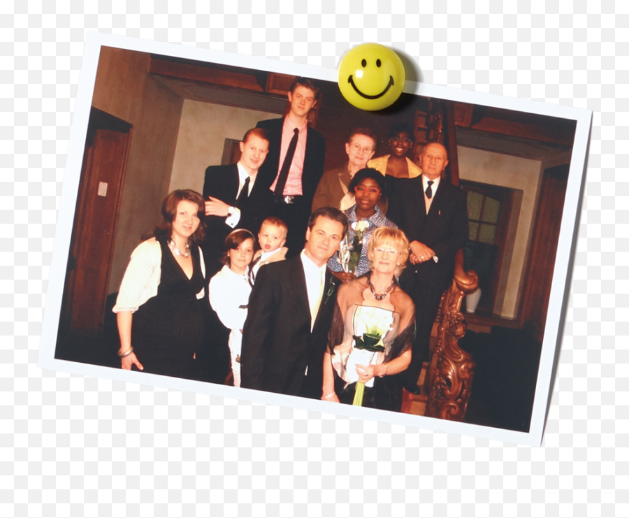 Family Stories In The Haniel Company - Wedding Reception Emoji,Stern Emoticon
