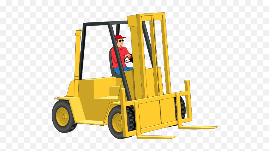 Stand Up Forklift Clipart - Fork Truck Clip Art Emoji,Forklift Emoji