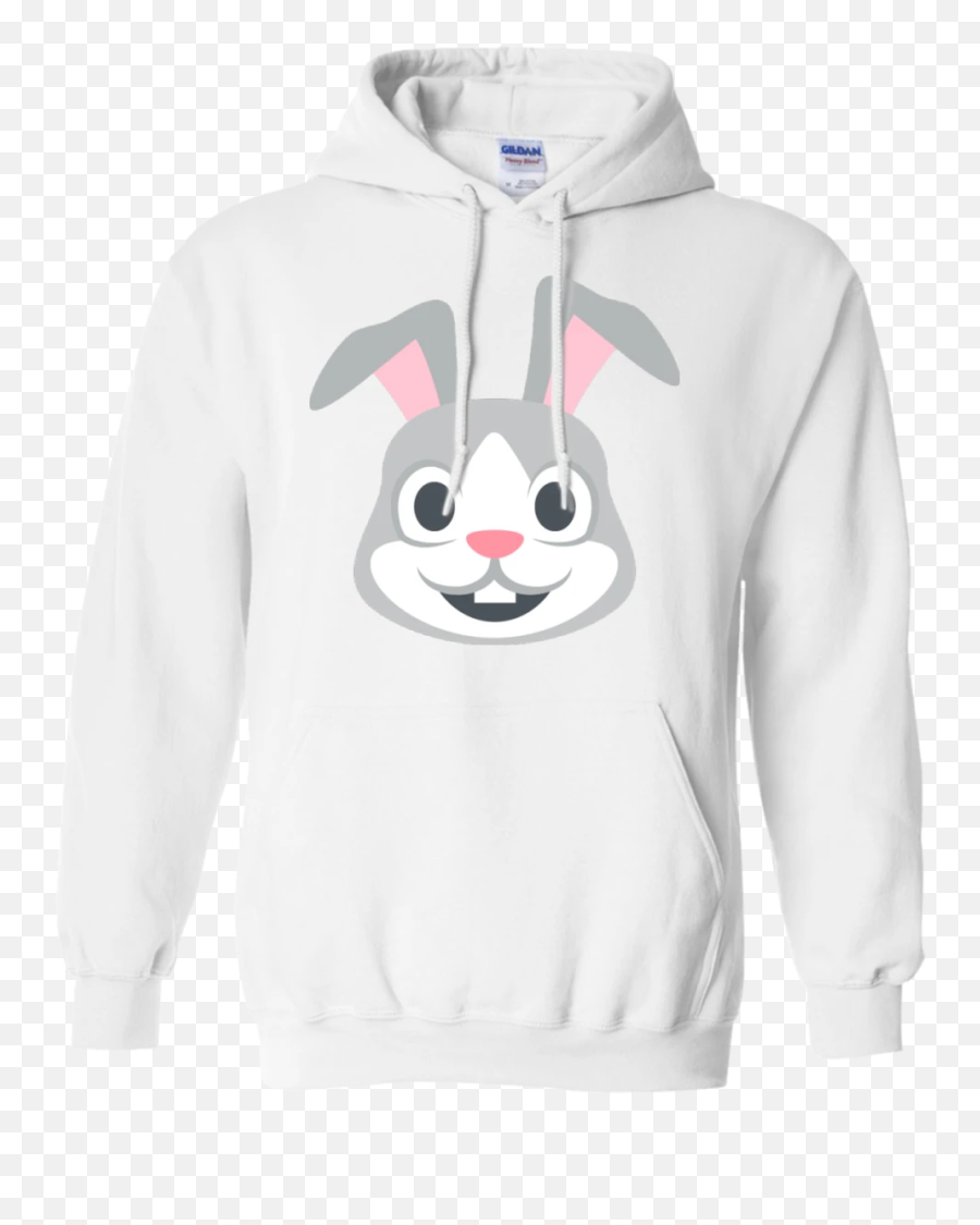 Happy Rabbit Face Emoji Hoodie - Gucci Gang Hoodie White,Black Face Emoji