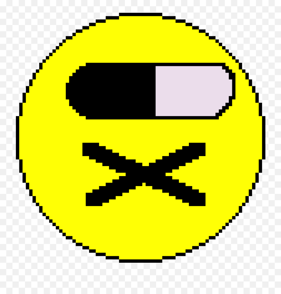 Pixilart - Party Poison Symbol By Blyatman Minecraft Circle 1000 1000 Emoji,Smiley Emoticon Symbols