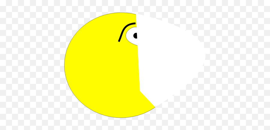 Terrified Pacman Emoji,Worried Emoticon