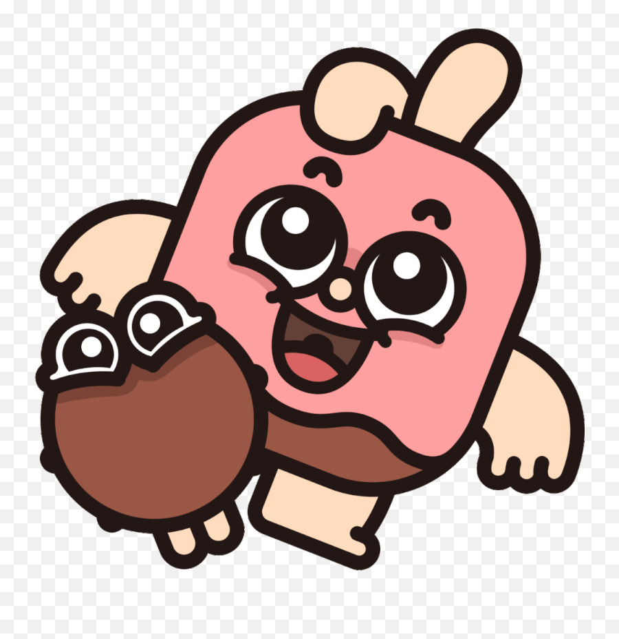 Choco Bunny U0026 Coco On Pantone Canvas Gallery - Choco Bunny Coco Emoji,Bunny Emoji Transparent