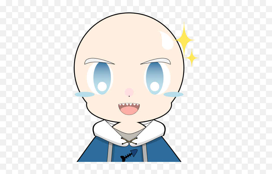 Why Would You Want To See Me Bald Gura Emoji When I - Fictional Character,Bite Emoji