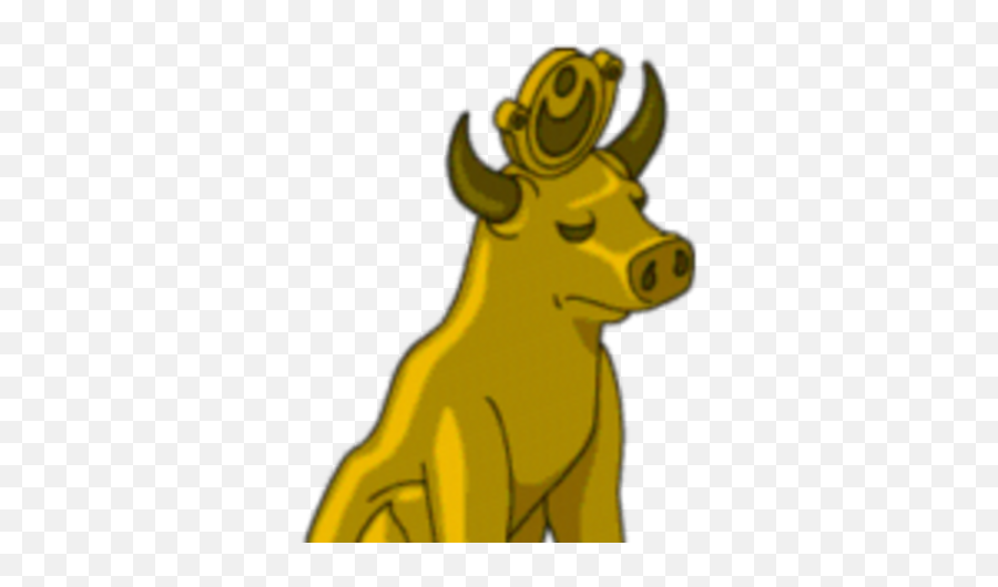 Golden Calf Idol The Simpsons Tapped 1548312 - Png Golden Calf Transparent Background Emoji,Simpsons Emojis
