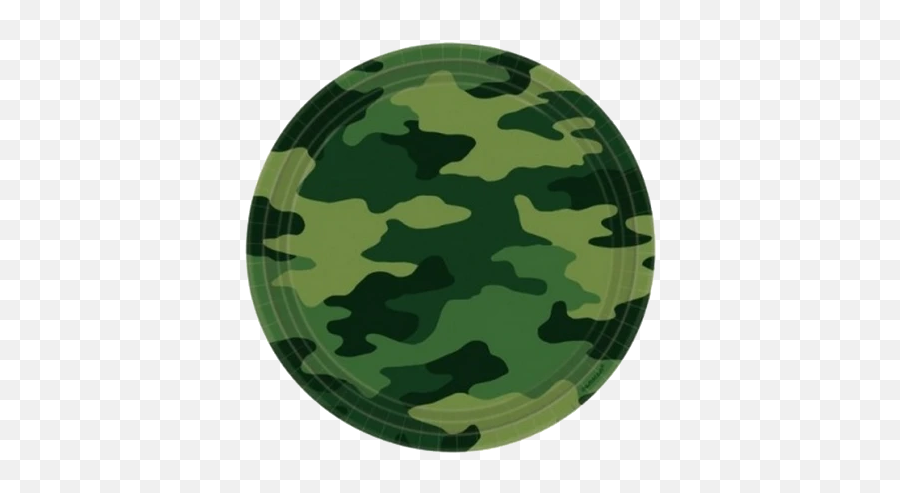 Camo Party Supplies Nerf Party Decorations Just Party - Camouflage Circle Emoji,Camo Emoji