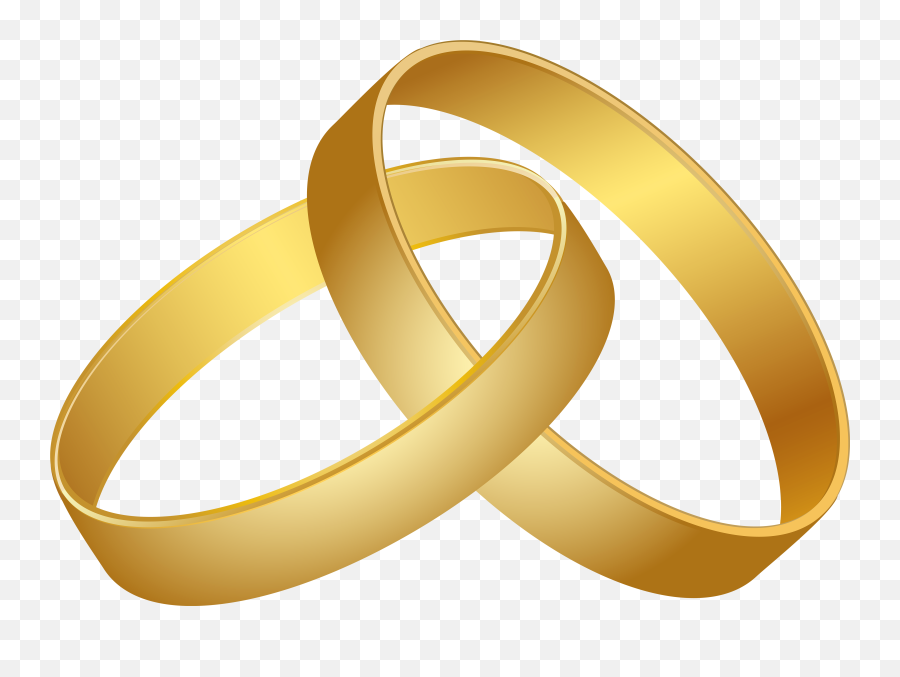 Wedding Ring Clipart Gold - Transparent Background Wedding Ring Clipart Png Emoji,Ring Emoji Png