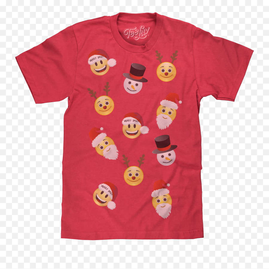 Emoji Holiday Party T - Vintage Kawasaki T Shirt,Red Emoji