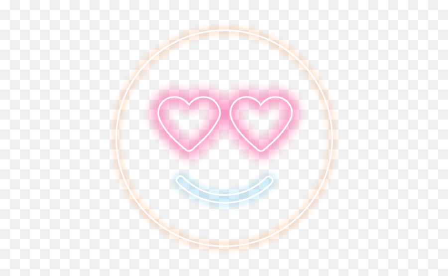 Neon Emoji Library - Heart,Neon Emoji