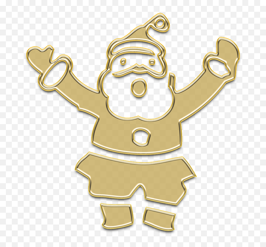 Santa Claus New Years Eve Christmas New Year Golden - Santa Claus Emoji,Snake Emoji