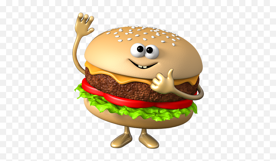 Cheeseburger Emoji Png Picture - Cartoon Transparent Background Burger,Cheeseburger Emoji