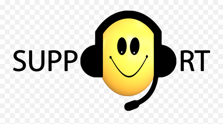 Support Headset Help - Smiley Emoji,Music Note Emoticon