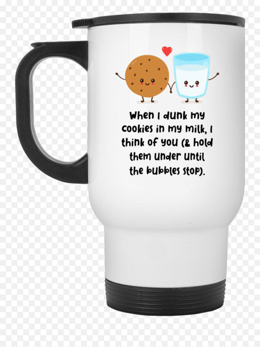 When I Dunk My Cookies In My Milk Mug - My Dear Daughter In Law Mug Emoji,Thinking About You Emoticon