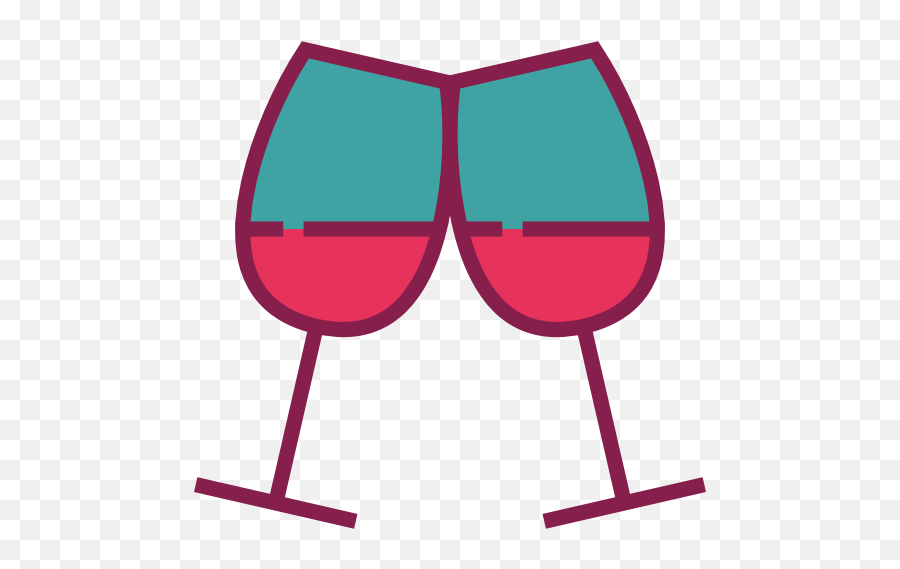 Birthday And Party Glasses Wine - Cartoon Party Glass Png Emoji,Beer Toast Emoji