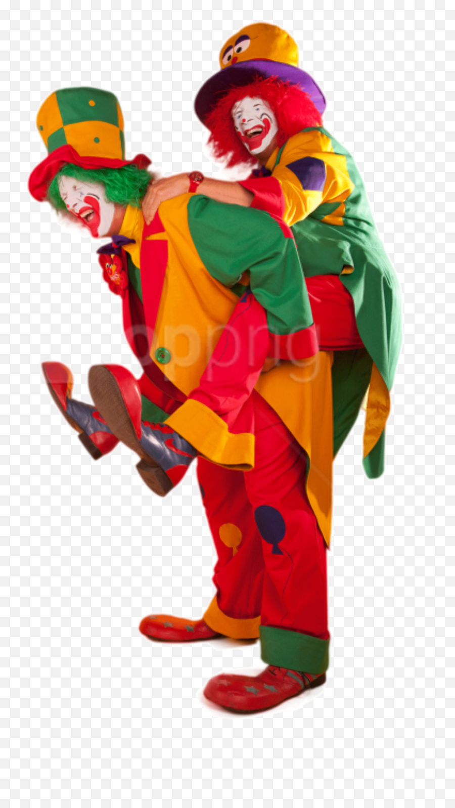 Twoclowns Piggyback Honk Honkhonk - Clown Emoji,Clown World Emoji