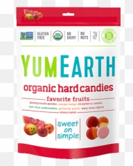 Fruit Flavored Hard Candy - Yumearth Candies Emoji