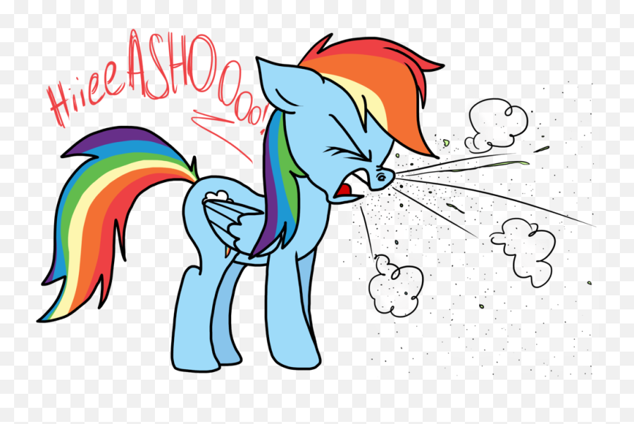 Explosion Clipart Rainbow Explosion - Rainbow Dash Sneeze Emoji,Snot ...