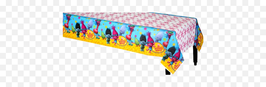 Trolls Party Supplies Nz - Troll Tablecloth Emoji,Emoji Party Table