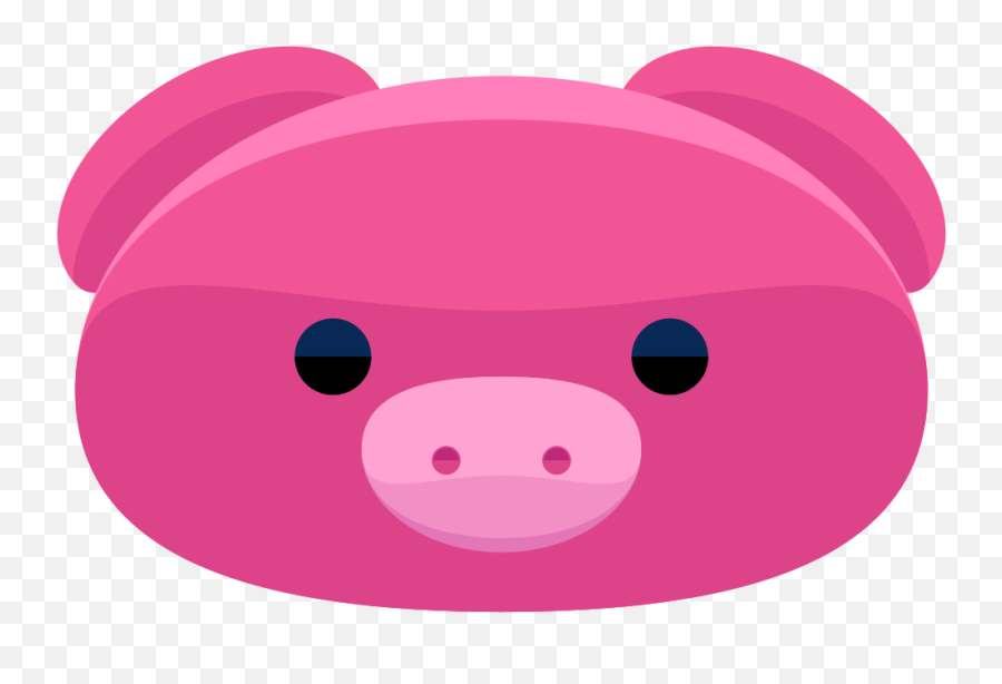 Domestic Pig Emoji,Emoticons Pig