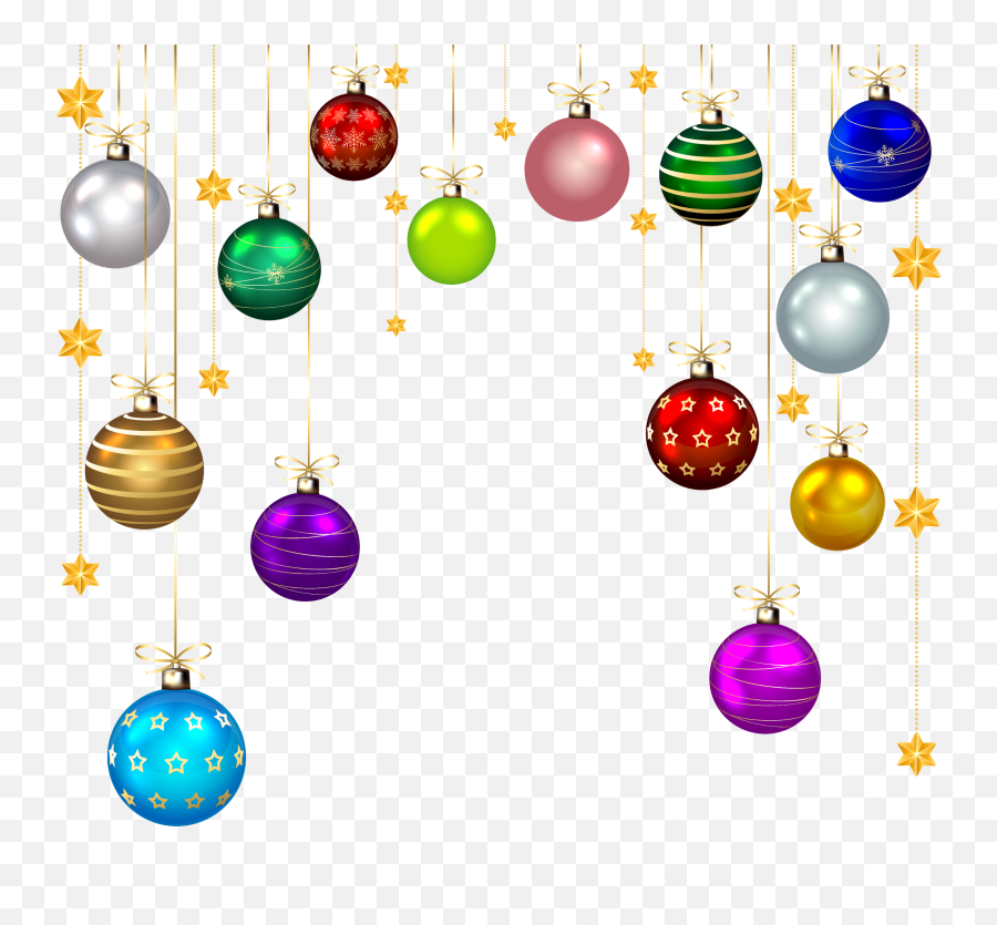 Ftestickers Christmas Decoration - Hanging Christmas Balls Clip Art Emoji,Emoji Christmas Balls
