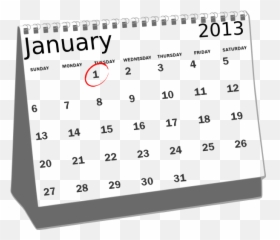 Calendar Clip Art Free Clipartbold 3 - December Black And White Emoji