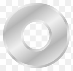 Letter O Png - Silver Emoji