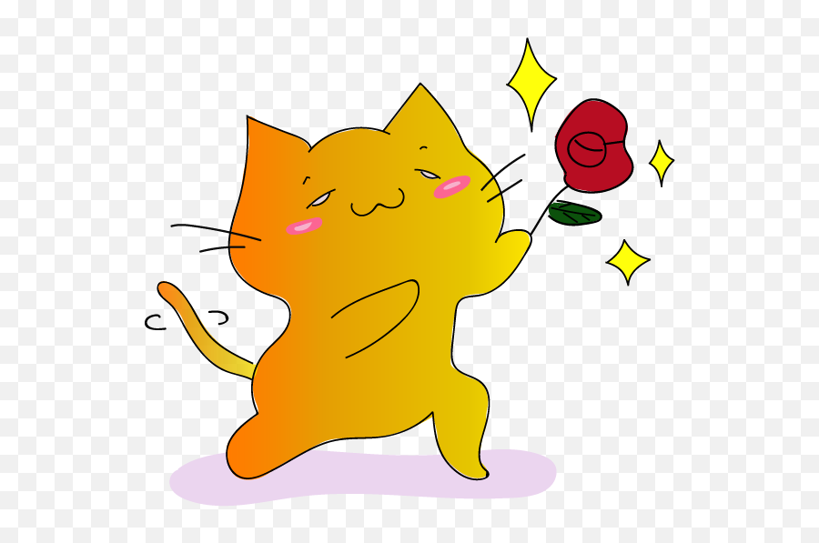 Funny Cat Emoji Stickers By Nguyen Van - Cartoon,Emoji Covers