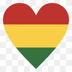 Heart Rasta Reggae Green Red Yellow - Red Yellow Green Heart Emoji,Rasta Emoji
