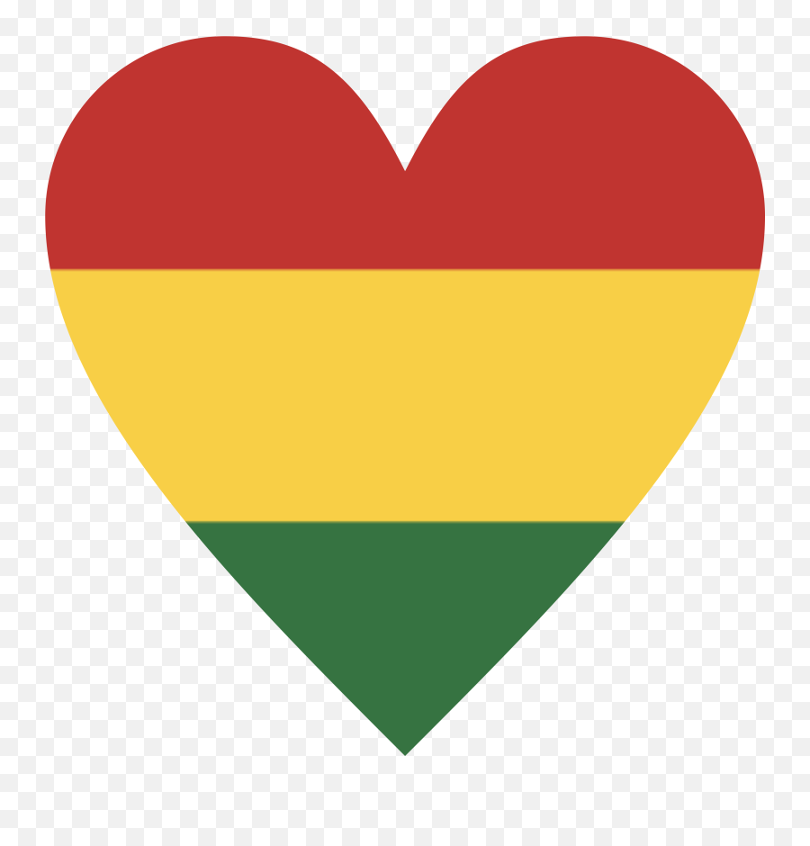 Heart Rasta Reggae Green Red Yellow - Red Yellow Green Heart Emoji,Rasta Emoji
