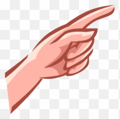 Fingers Clipart Air - Hand Pointing Cartoon Png Danger Of Static Electricity At Home Emoji