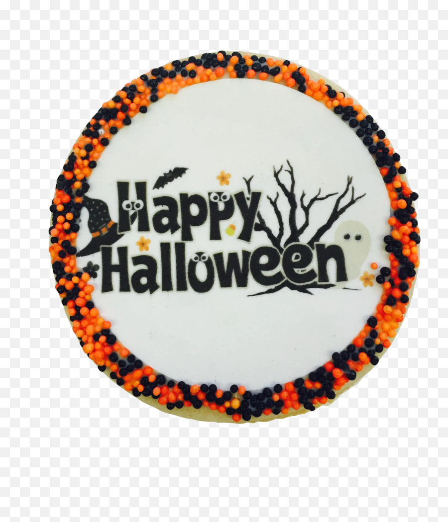 Happy Sugar Cookies With - Circle Emoji,Happy Halloween Emoji
