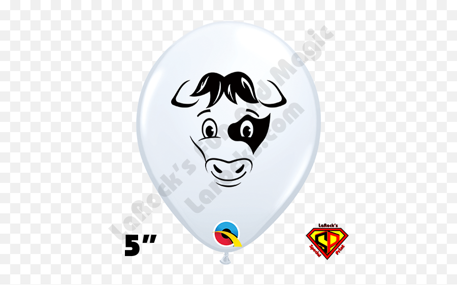 Qualatex 5 Inch Round Cow Balloons 100ct - Qualatex Emoji,Money Cow Emoji