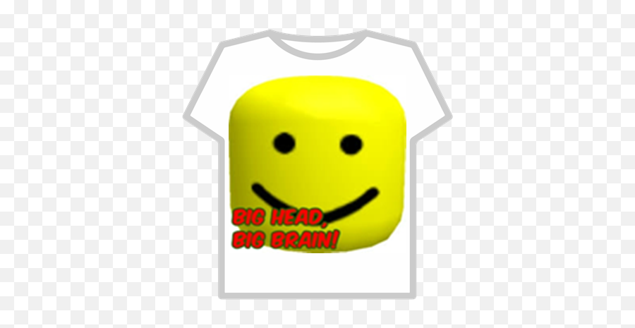Big Head Big Brain Roblox Bighead T Shirt Roblox Emoji Brain Emoticon Free Transparent Emoji Emojipng Com - bighead t shirt roblox free
