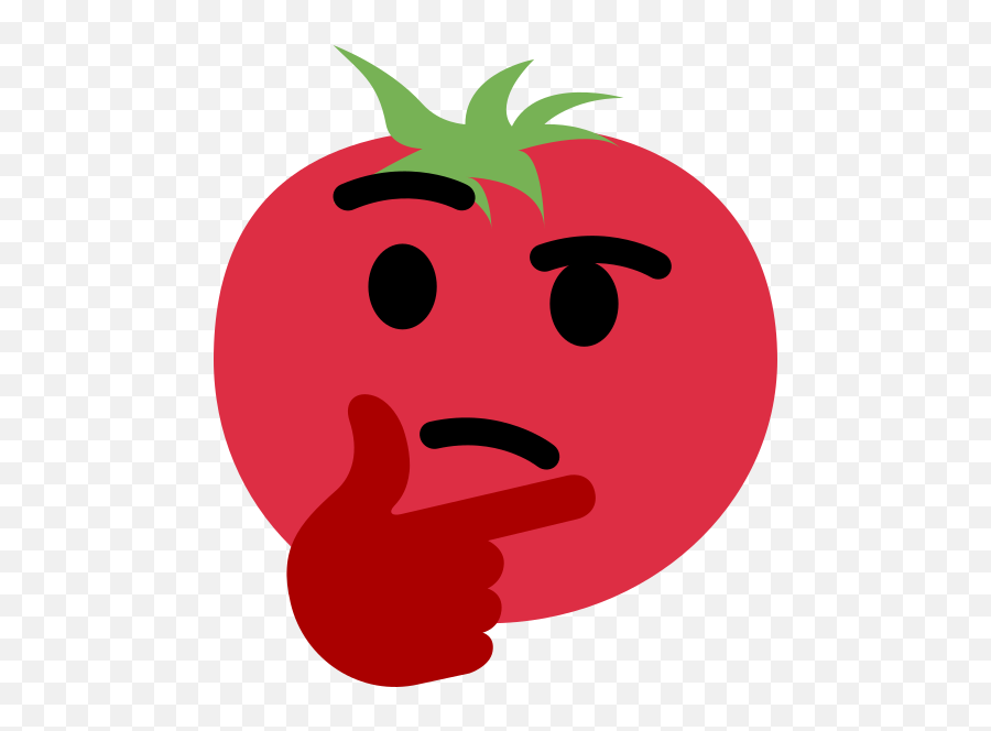 Thinktomato - Tomato Thinking Emoji,Tomato Emoji