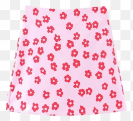Elegant Mini Skirt With Floral Design - Miniskirt Emoji,Emoji Skirt