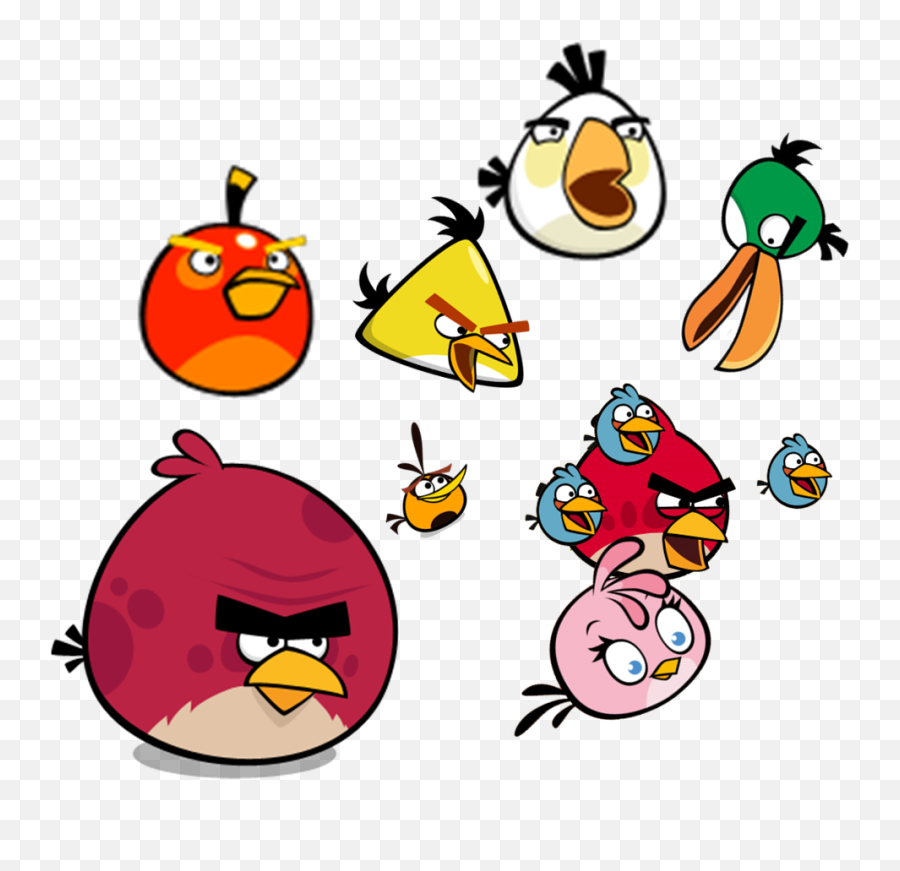 Download Angry Bird Blue Png - Angry Birds Full Size Png Angry Birds Classic Stella Emoji,Angry Bird Emoji
