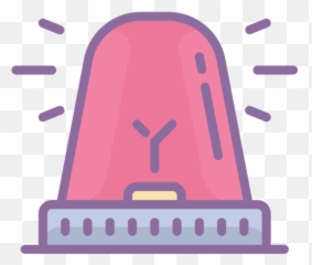 Siren Icon - Pink Emoji